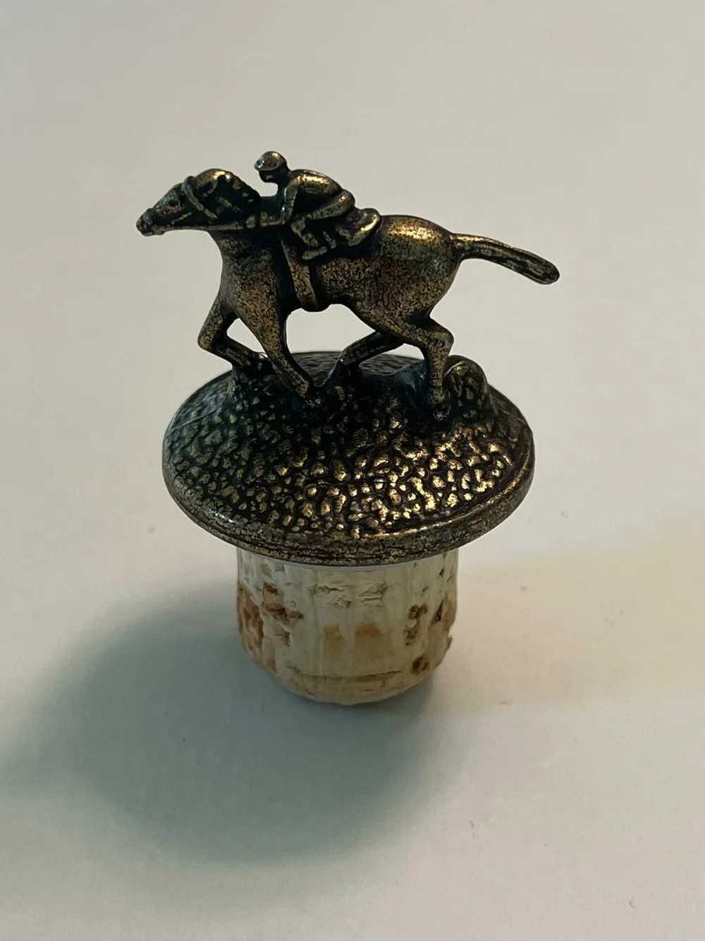 Blanton’s Single Barrel Bourbon Whiskey Horse and Jockey Cork Stopper Letter L